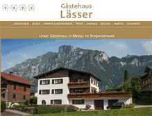 Tablet Screenshot of gaestehaus-laesser.at